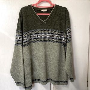 Great Northwest 3X green/blue sweater